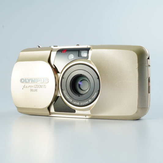 OLYMPUS μ [ mju: ] ( Stylus ) Zoom 70 Deluxe コンパクトフィルムカメラ