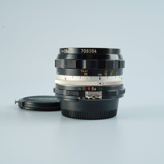Nikon Nikkor-H Auto 28mm F/3.5 Ai改  単焦点レンズ