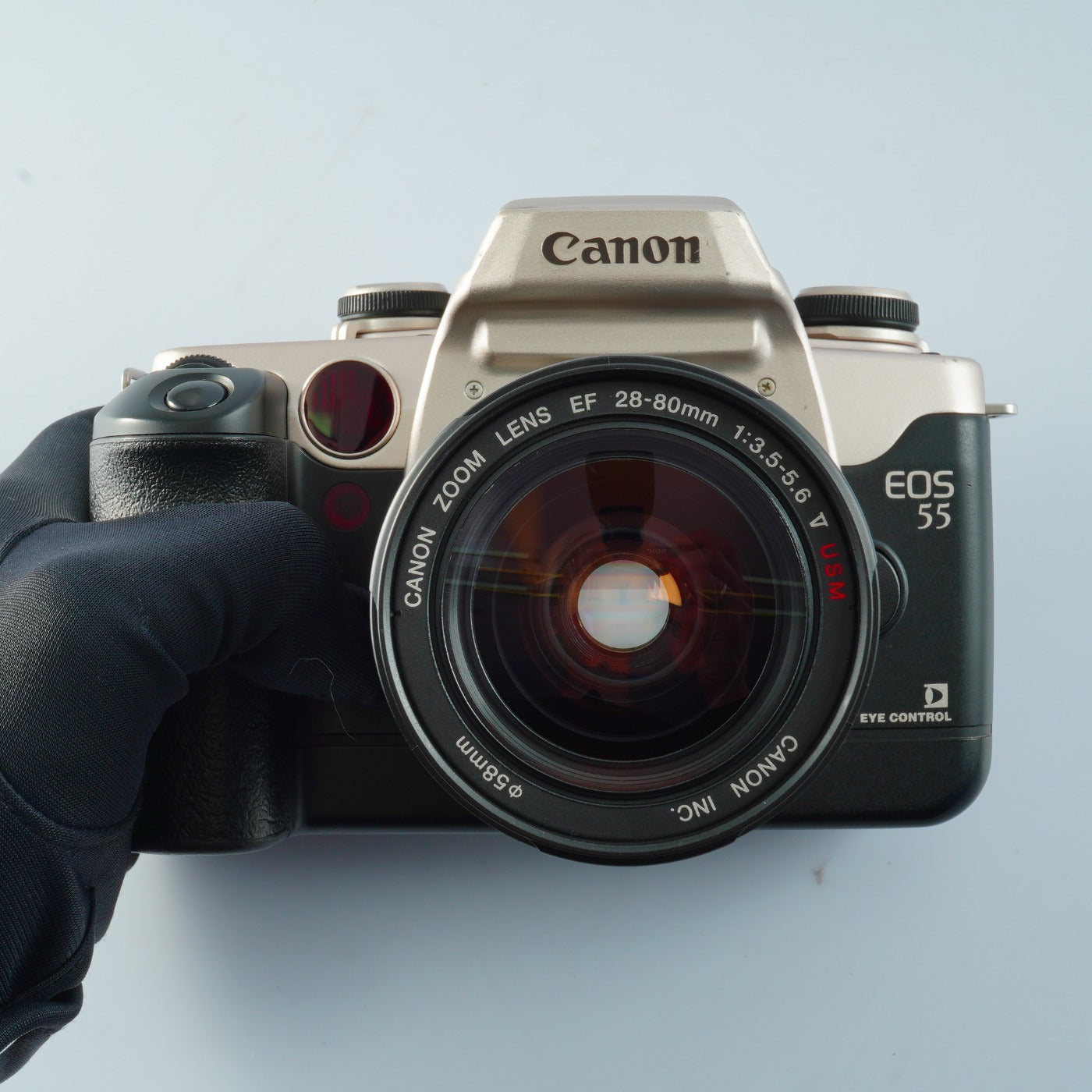 Canon EOS 55 (ELAN II) ＋ EF 28-80mm F/3.5-5.6 V USM + SPEEDLITE 300EZ AF フィルム一眼レフカメラ