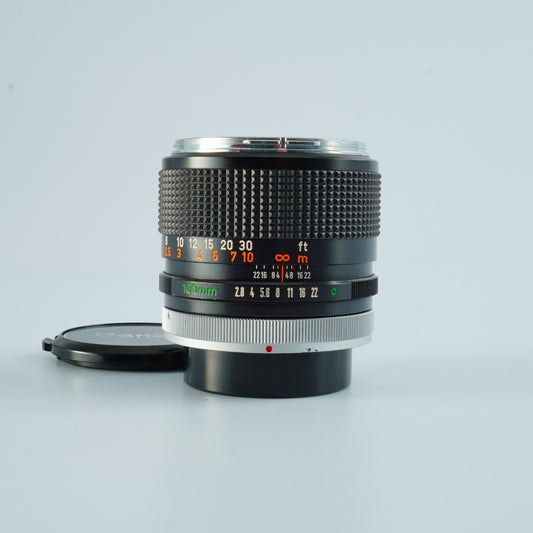 Canon FD 100mm F/2.8  単焦点レンズ