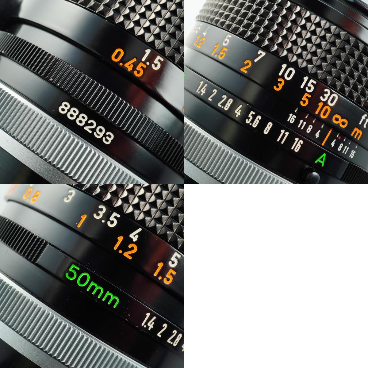 Canon FD 50mm F/1.4 S.S.C A mark   単焦点レンズ