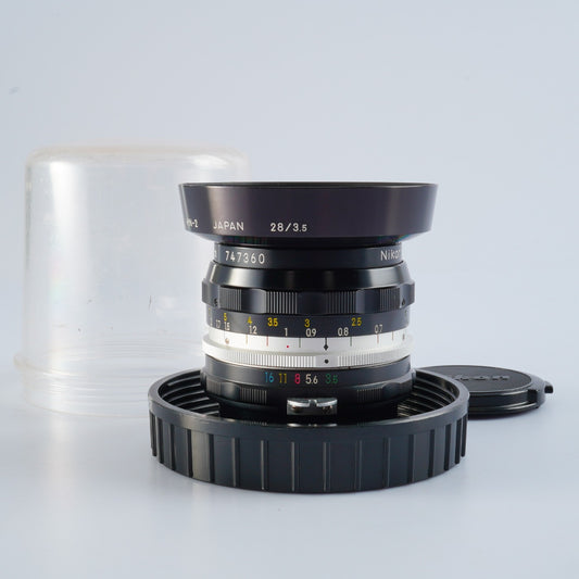 Nikon Nikkor-H Auto 28mm F/3.5  単焦点レンズ