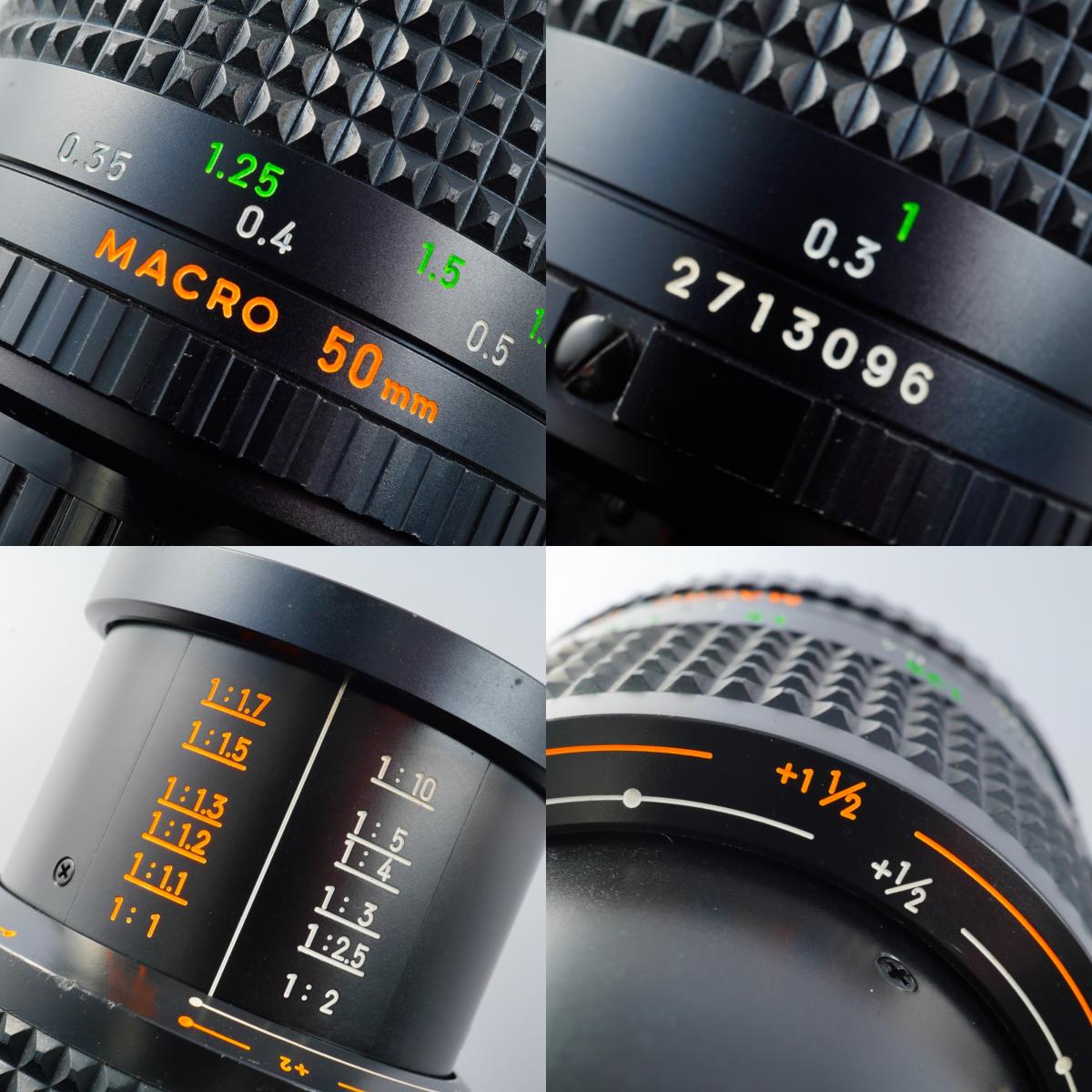 MINOLTA MC Macro Rokkor 50mm F/3.5  単焦点レンズ