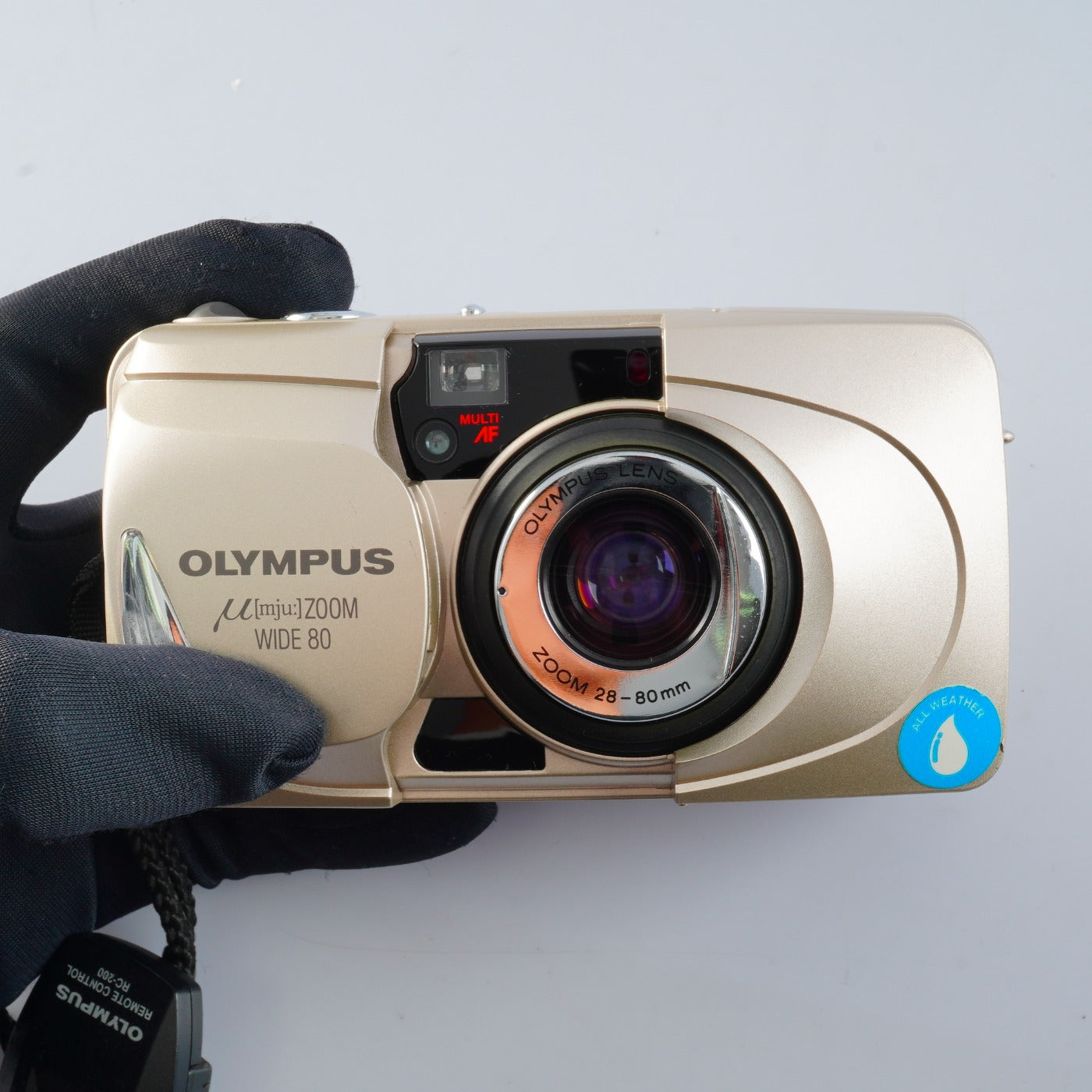 OLYMPUS μ [ mju: ] ( Stylus ) Zoom Wide 80 + Remote Control RC-200 コンパクトフィルムカメラ