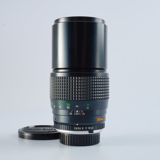 MINOLTA MC Tele Rokkor 200mm f/3.5  単焦点レンズ