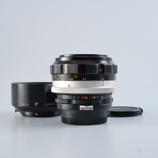 【ジャンク】 Nikon Nikkor-S Auto 55mm f1.2 非Ai  単焦点レンズ