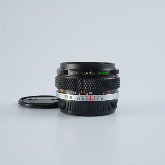 OLYMPUS OM-System G.Zuiko Auto-W 28mm F/3.5  単焦点レンズ