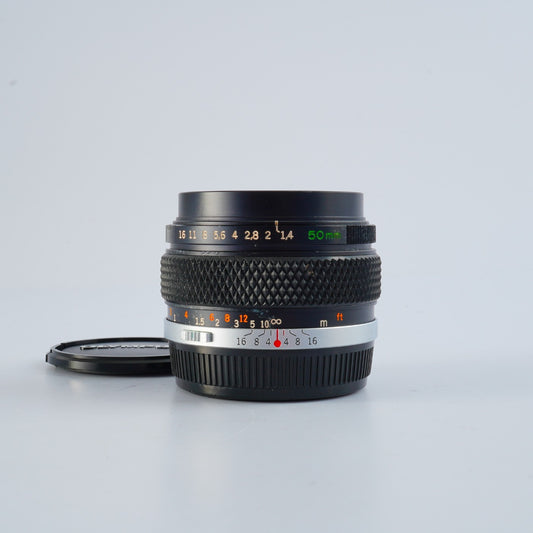 【ジャンク】 OLYMPUS OM-System G.Zuiko auto-s 50mm F/1.4  単焦点レンズ