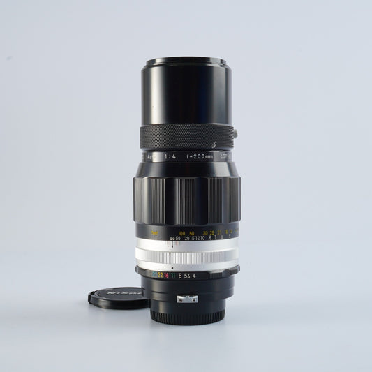 Nikon Nikkor-Q C Auto 200mm f/4 非Ai  単焦点レンズ