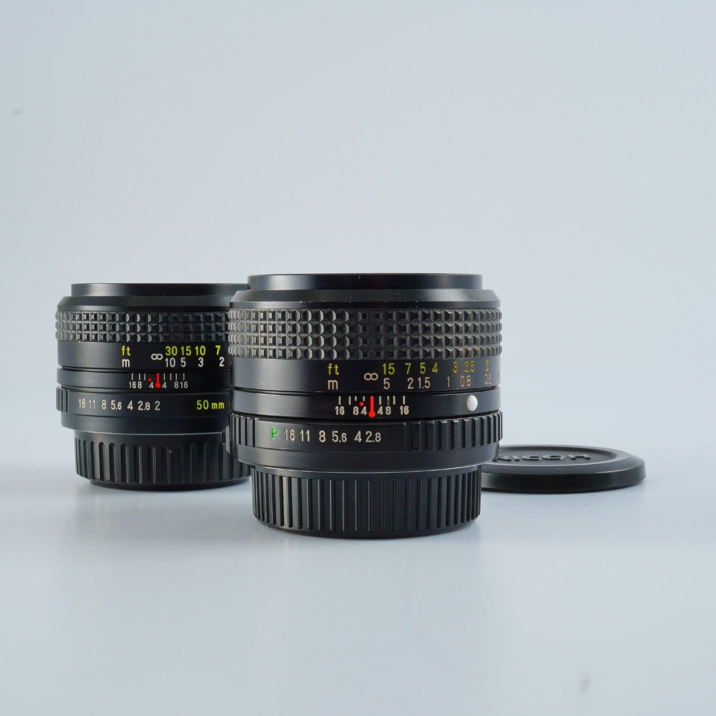 Ricoh XR RIKENON 50mm F/2 + RICOH RIKENON P 35mm F/2.8  (Pentax K用) 単焦点レンズ