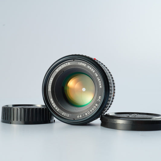 MINOLTA MC ROKKOR-PF 50mm F/1.7 単焦点レンズ