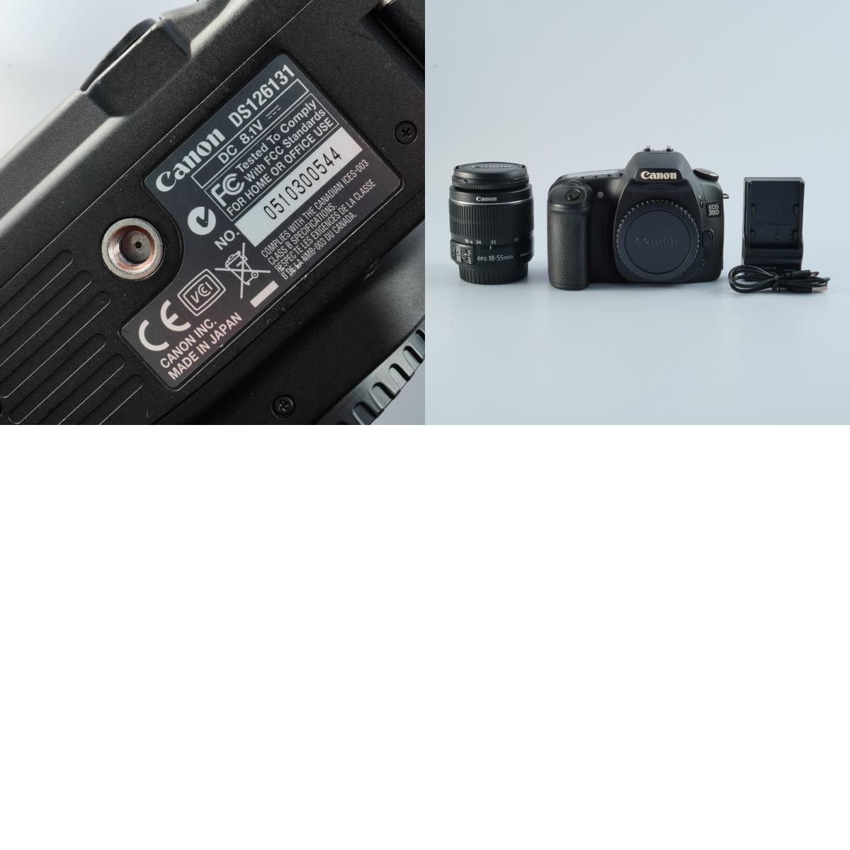 Canon EOS 30D + EF-S 18-55mm F/3.5-5.6 IS Ⅱ デジタル一眼レフカメラ