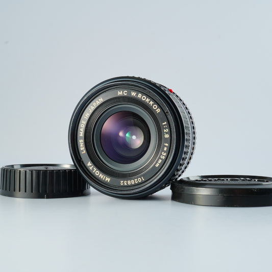 MINOLTA MC W.Rokkor 35mm F/2.8  単焦点レンズ