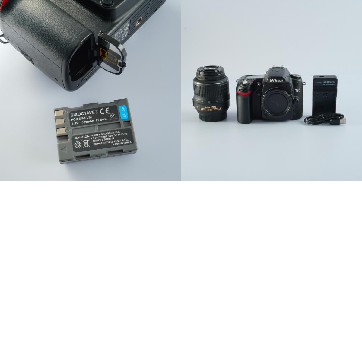 Nikon D80 + AF-S DX NIKKOR 18-55mm F/3.5-5.6 G VR デジタル一眼レフカメラ