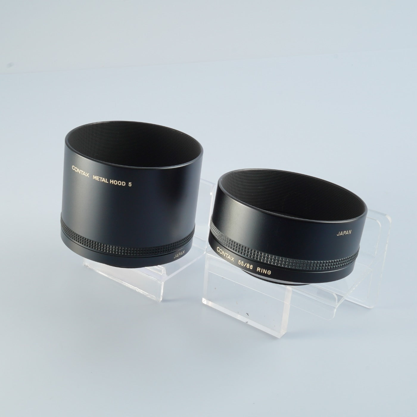 CONTAX Metal Lens Hood 55/86 x2 CONTAX METAL HOOD 5 + HOOD 4 カメラ関連アクセサリー