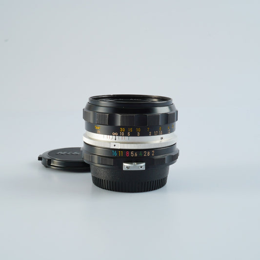 Nikon NIKKOR-H.C AUTO 50mm f/2 非Ai  単焦点レンズ