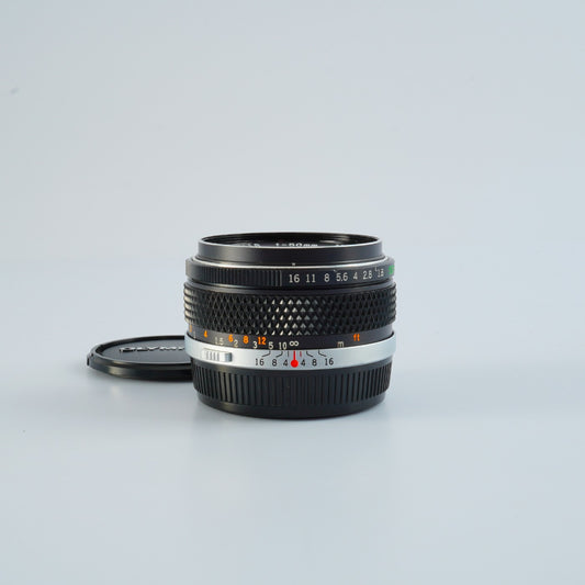 OLYMPUS OM-System F.Zuiko Auto-S 50mm F/1.8  単焦点レンズ