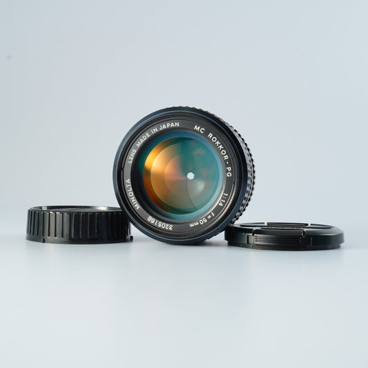 MINOLTA MC Rokkor PG 50mm F/1.4  単焦点レンズ
