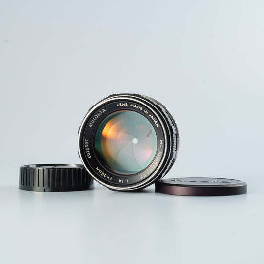 MINOLTA MC ROKKOR-PF 58mm F/1.4  単焦点レンズ