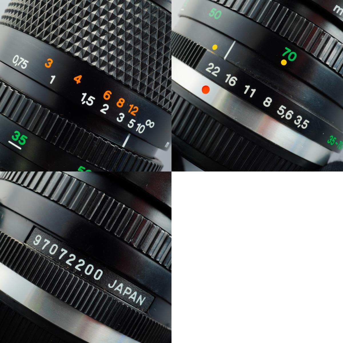 OLYMPUS OM-System S Zuiko Auto Zooumm 35-70mm F/3.5-4.8  ズームレンズ