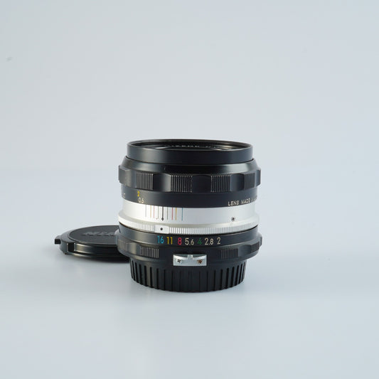 Nikon NIKKOR-H.C AUTO 50mm f/2 非Ai  単焦点レンズ