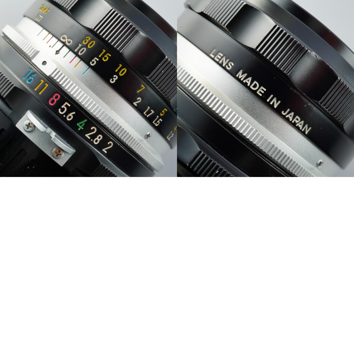Nikon NIKKOR-H.C AUTO 50mm f/2 非Ai  単焦点レンズ