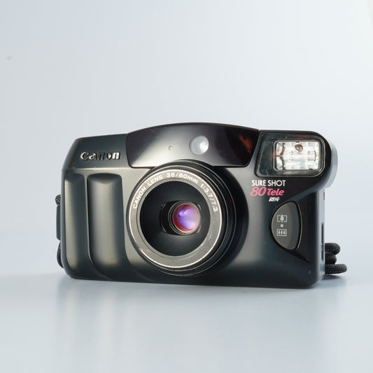 Canon SURE SHOT 80TELE (Autoboy BF80) 38/80mm F/3.7 F/7.3  コンパクトフィルムカメラ