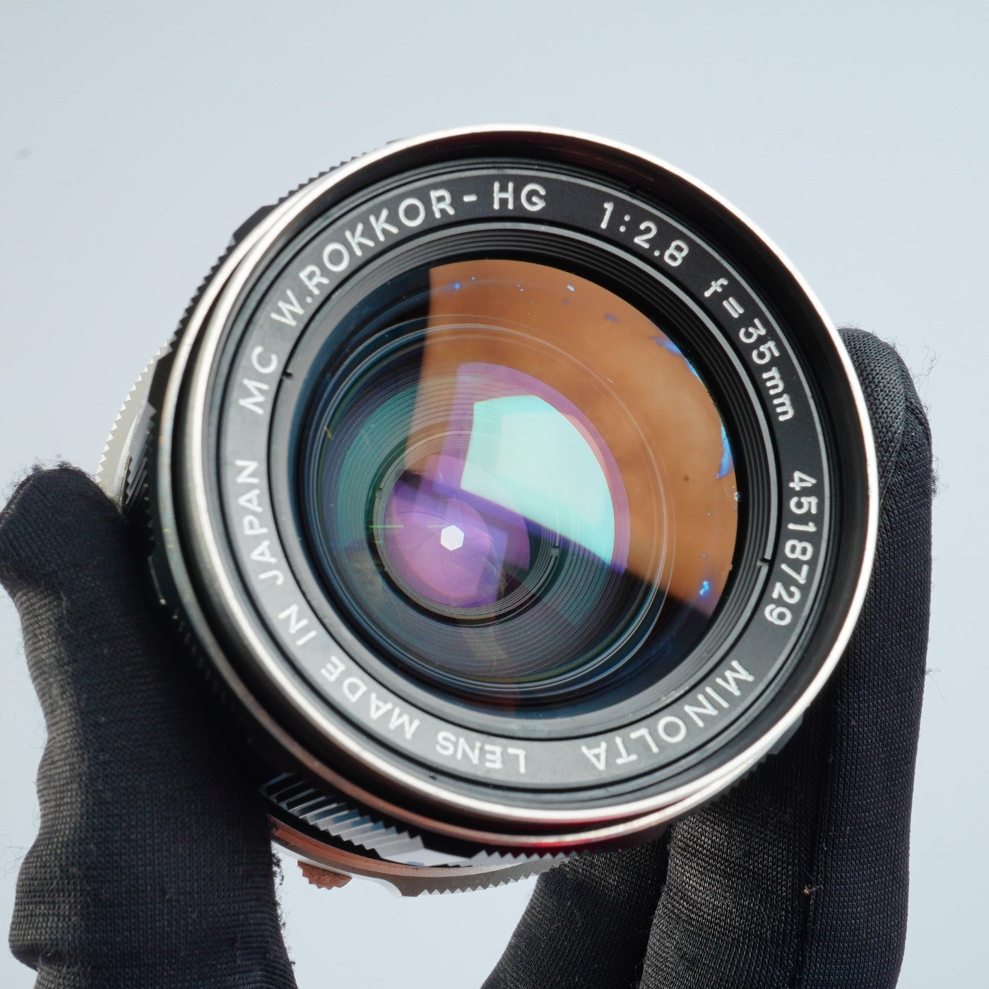 MINOLTA MC W.ROKKOR-HG 35mm F/2.8  単焦点レンズ