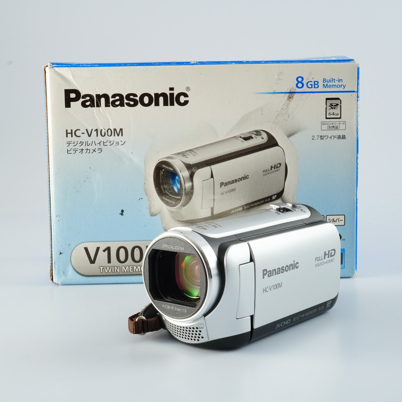 Panasonic HC-V100M + SD 4GB デジタルムービーカメラ