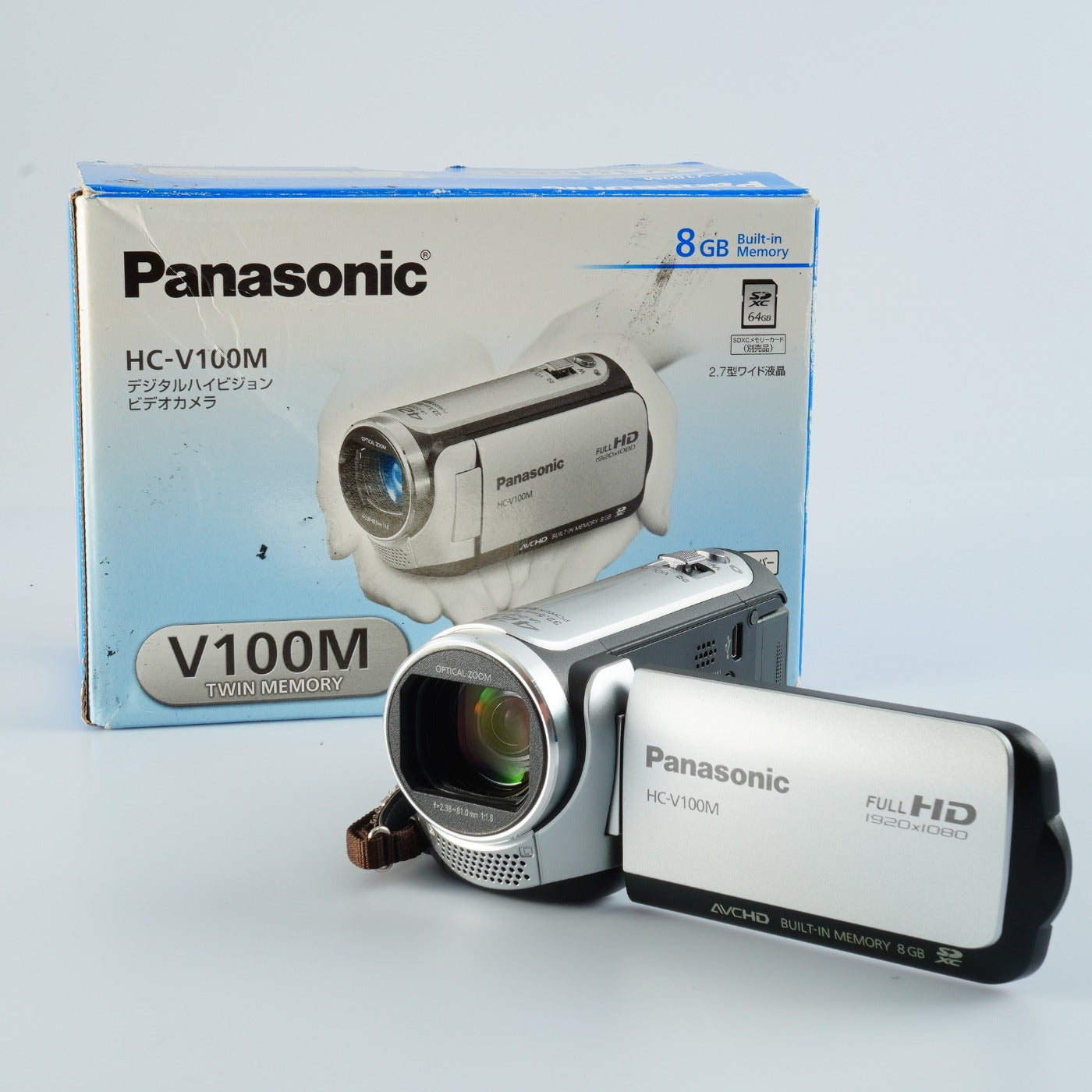 Panasonic HC-V100M + SD 4GB デジタルムービーカメラ
