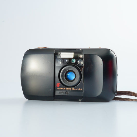 OLYMPUS μ [ mju: ] ( Stylus ) Panorama 35mm F/3.5 コンパクトフィルムカメラ