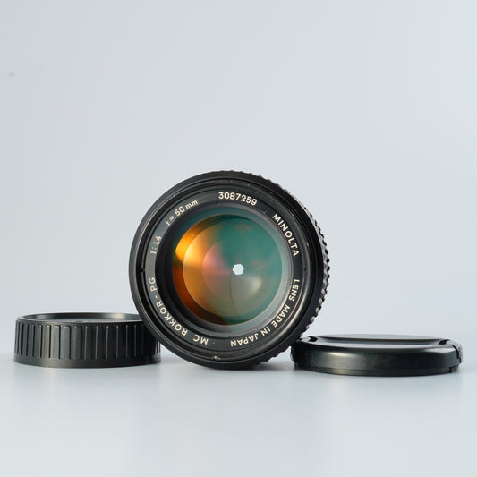 MINOLTA MC Rokkor PG 50mm F/1.4  単焦点レンズ