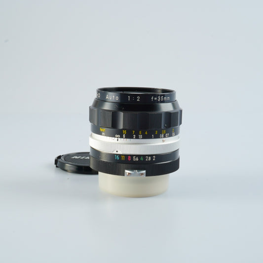 Nikon Nikkor-O  Auto 35mm F/2 非Ai  単焦点レンズ