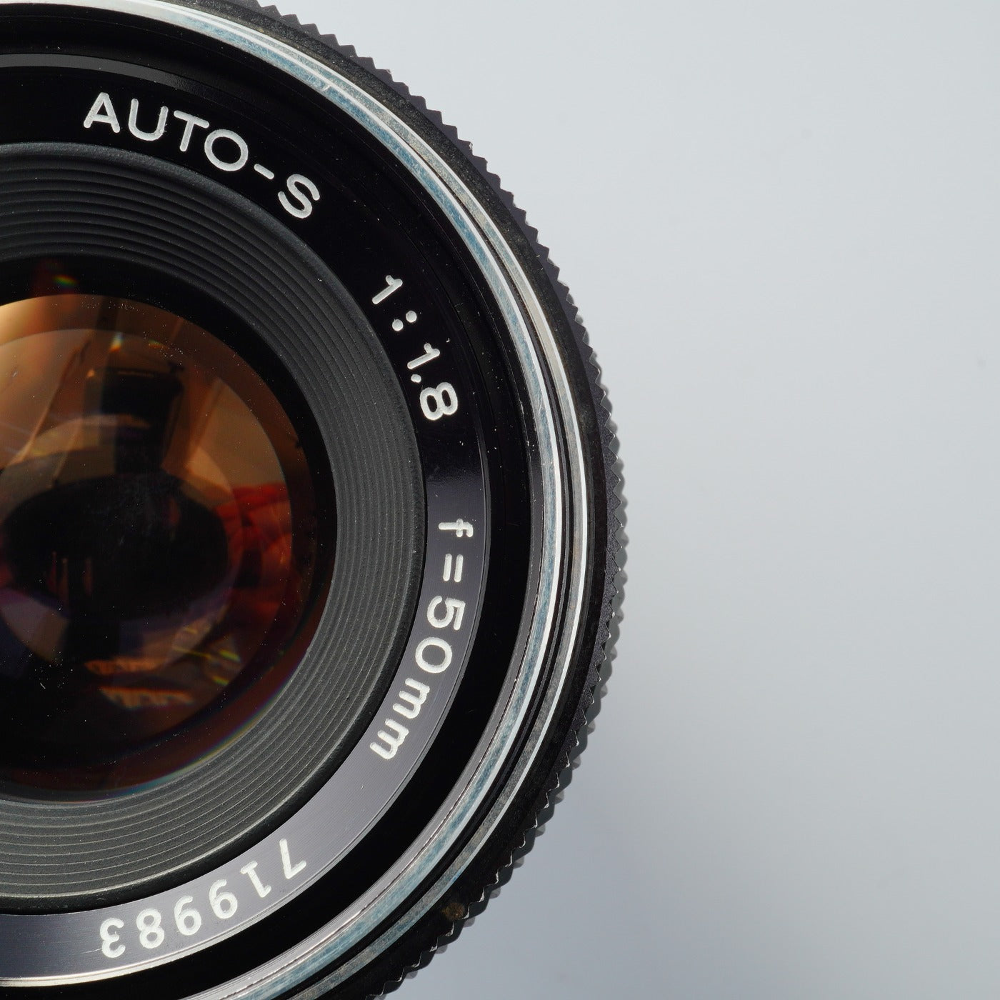 【ジャンク】 OLYMPUS OM System F.Zuiko Auto-S 50mm F/1.8  単焦点レンズ