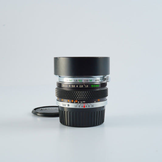 【ジャンク】 OLYMPUS OM System F.Zuiko Auto-S 50mm F/1.8  単焦点レンズ