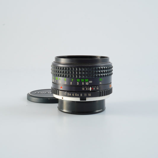 MINOLTA MC ROKKOR-PF 50mm F/1.7 単焦点レンズ