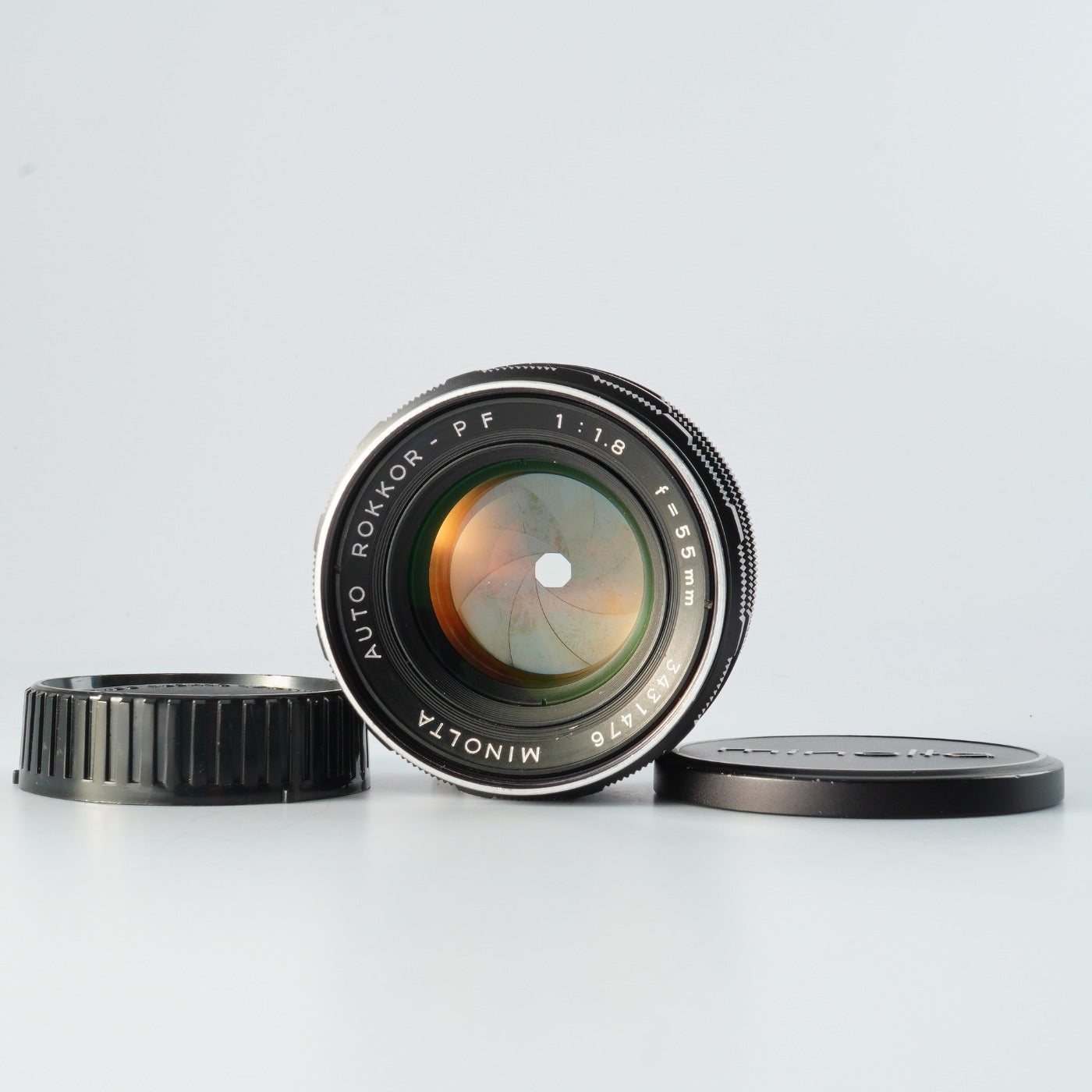 MINOLTA Auto Rokkor-PF 55mm f/1.8 単焦点レンズ