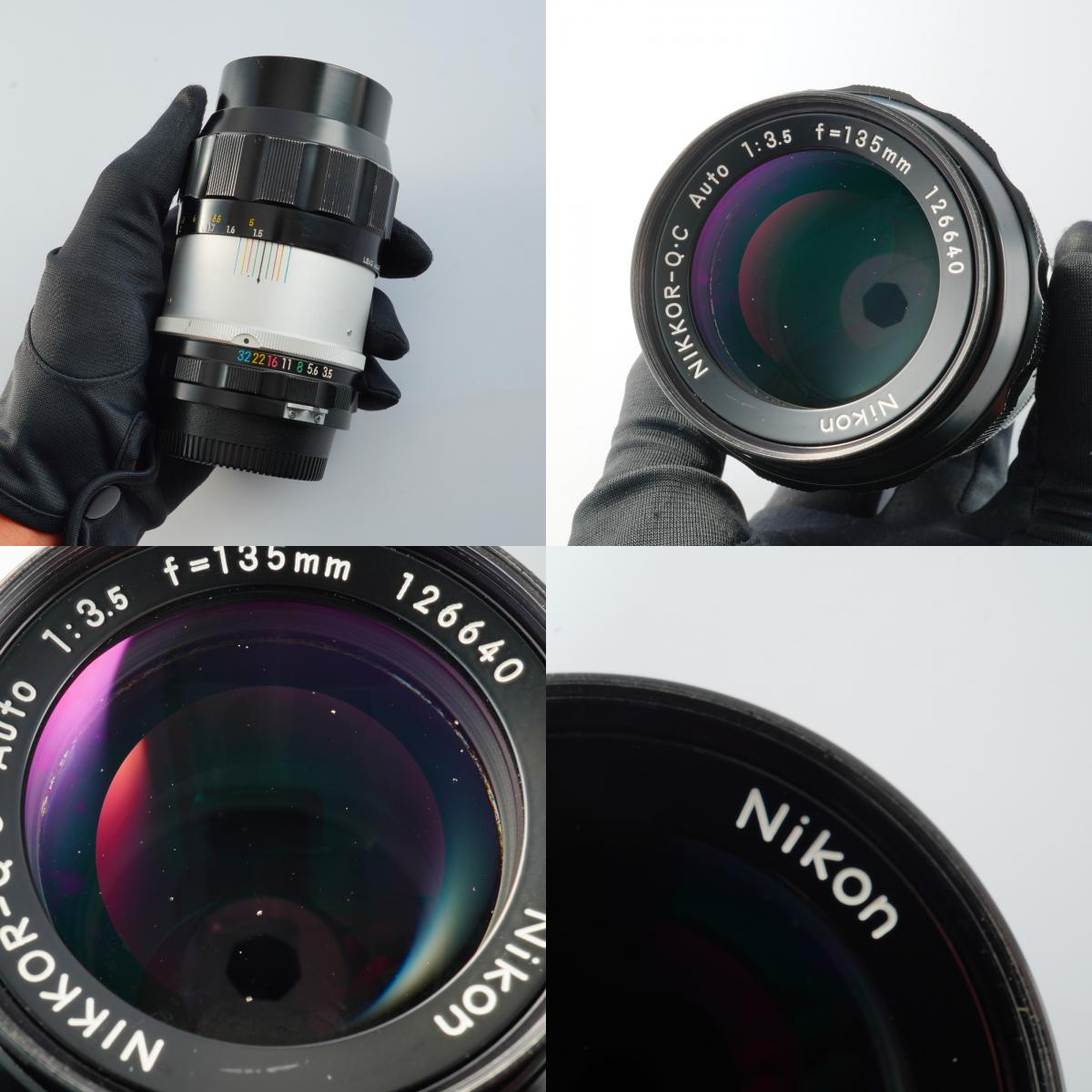 Nikon 非Ai Nikkor-Q.C Auto 135mm F/3.5 単焦点レンズ