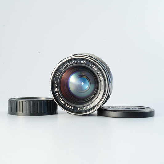 MINOLTA MC W.Rokkor-HG 35mm f/2.8 単焦点レンズ