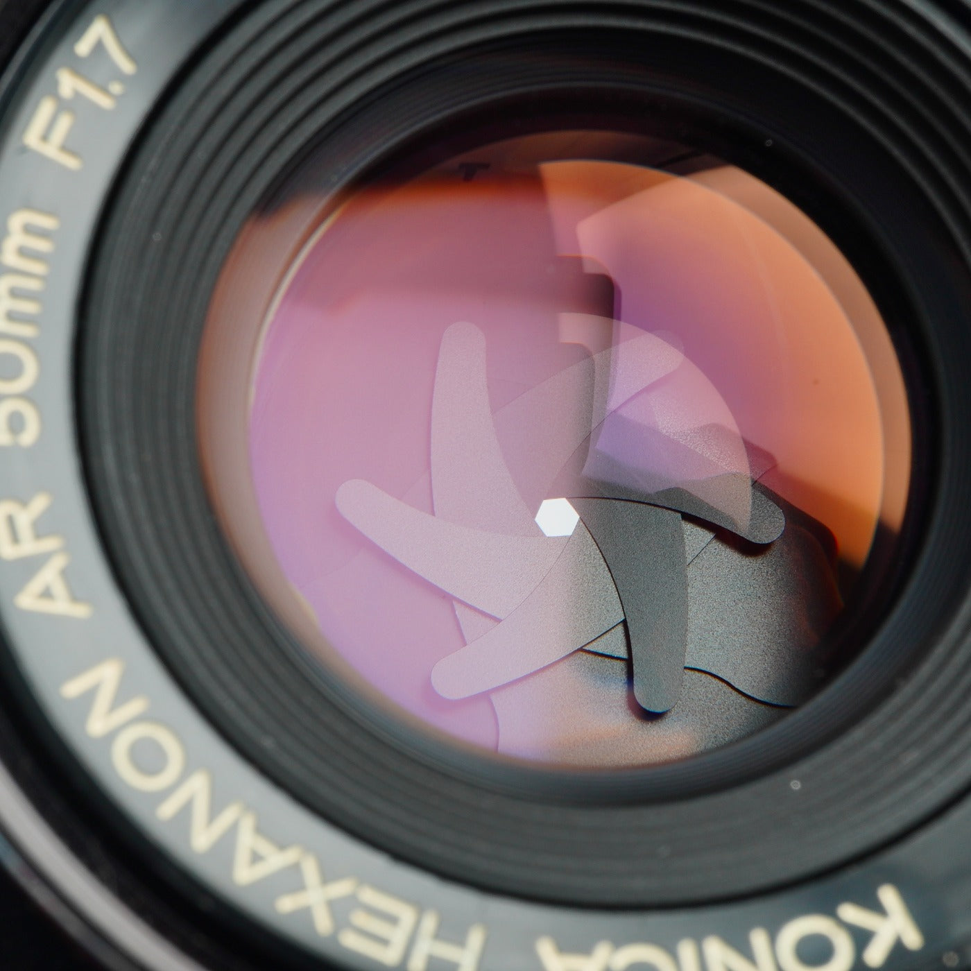 Konica Hexanon AR 50mm f/1.7 単焦点レンズ