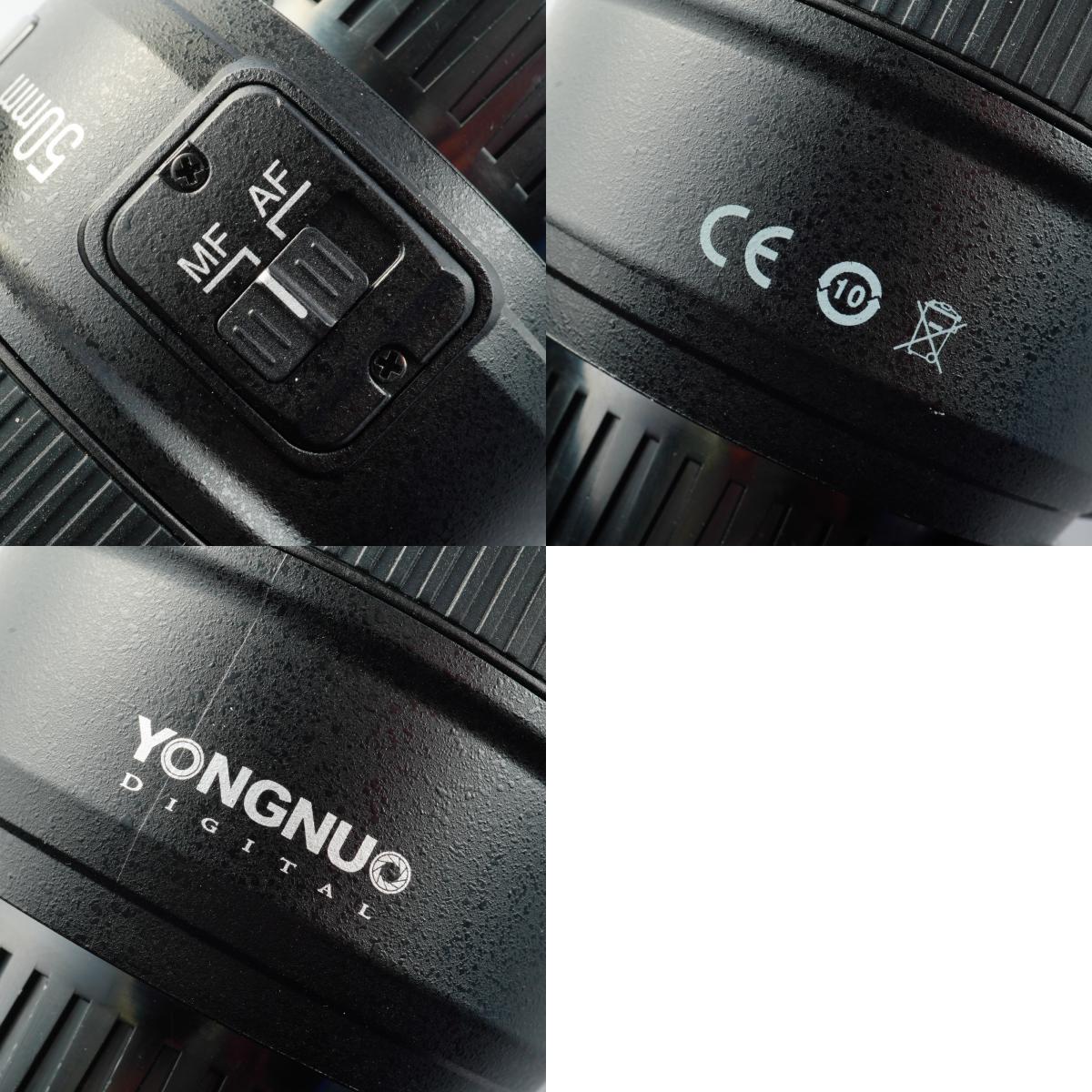 Yongnuo 50mm f1.8 Lenses 単焦点レンズ