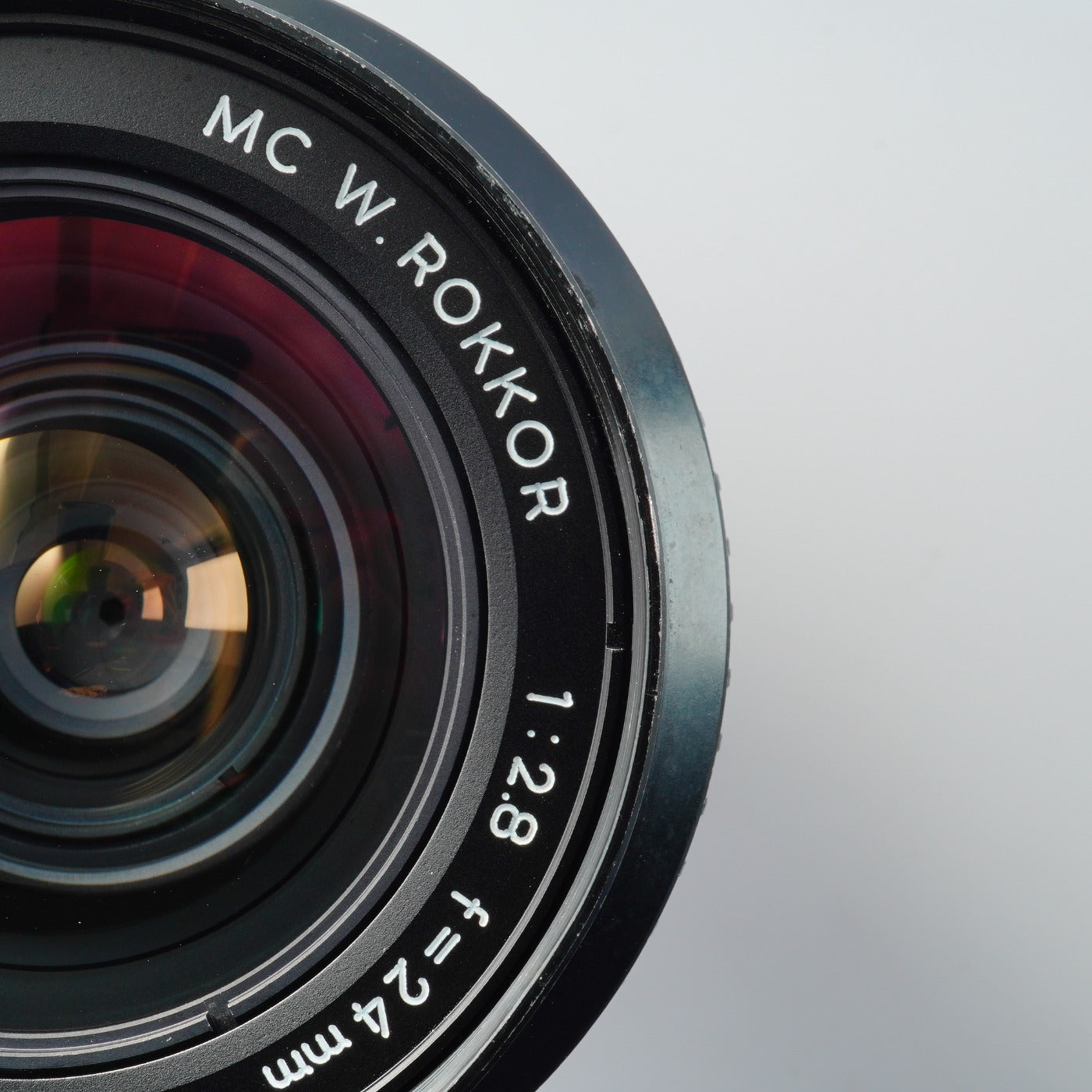 MINOLTA MC W.Rokkor 24mm F/2.8 prime lens