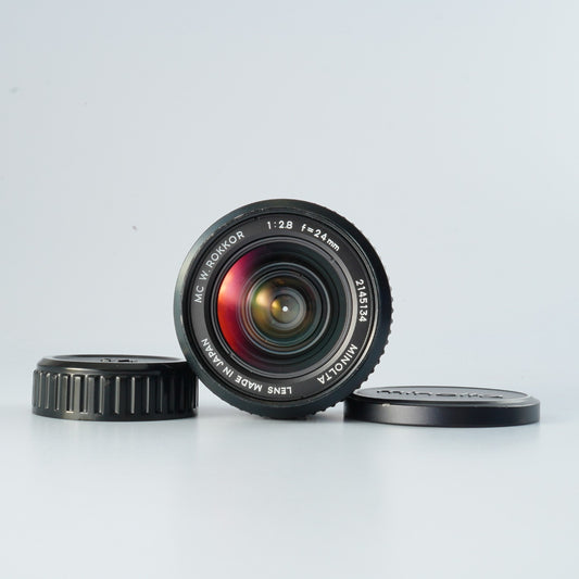 MINOLTA MC W.Rokkor 24mm F/2.8 単焦点レンズ