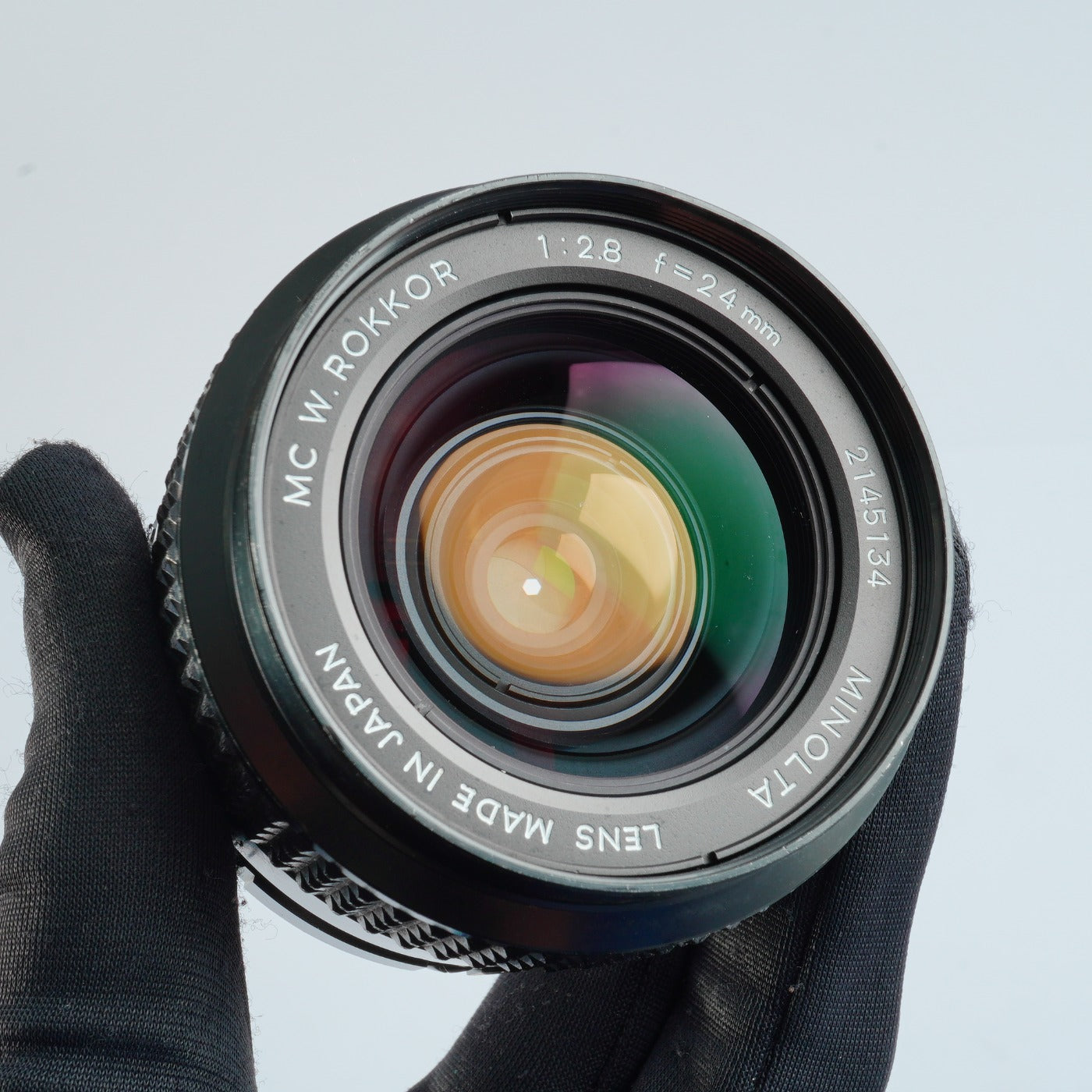 MINOLTA MC W.Rokkor 24mm F/2.8 prime lens