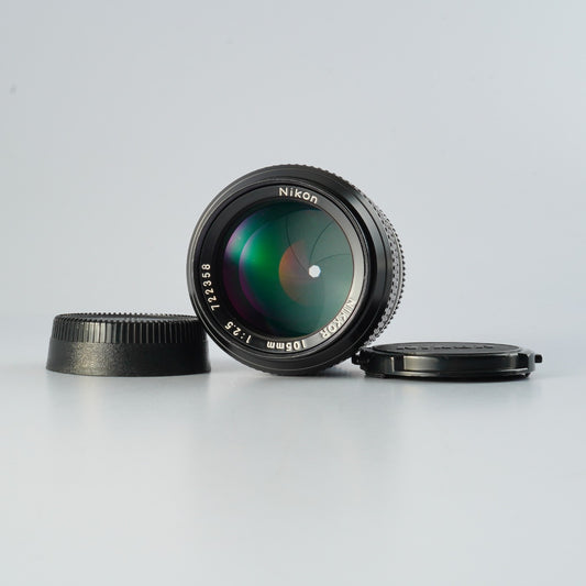Nikon 非Ai Nikkor 105mm F/2.5 単焦点レンズ
