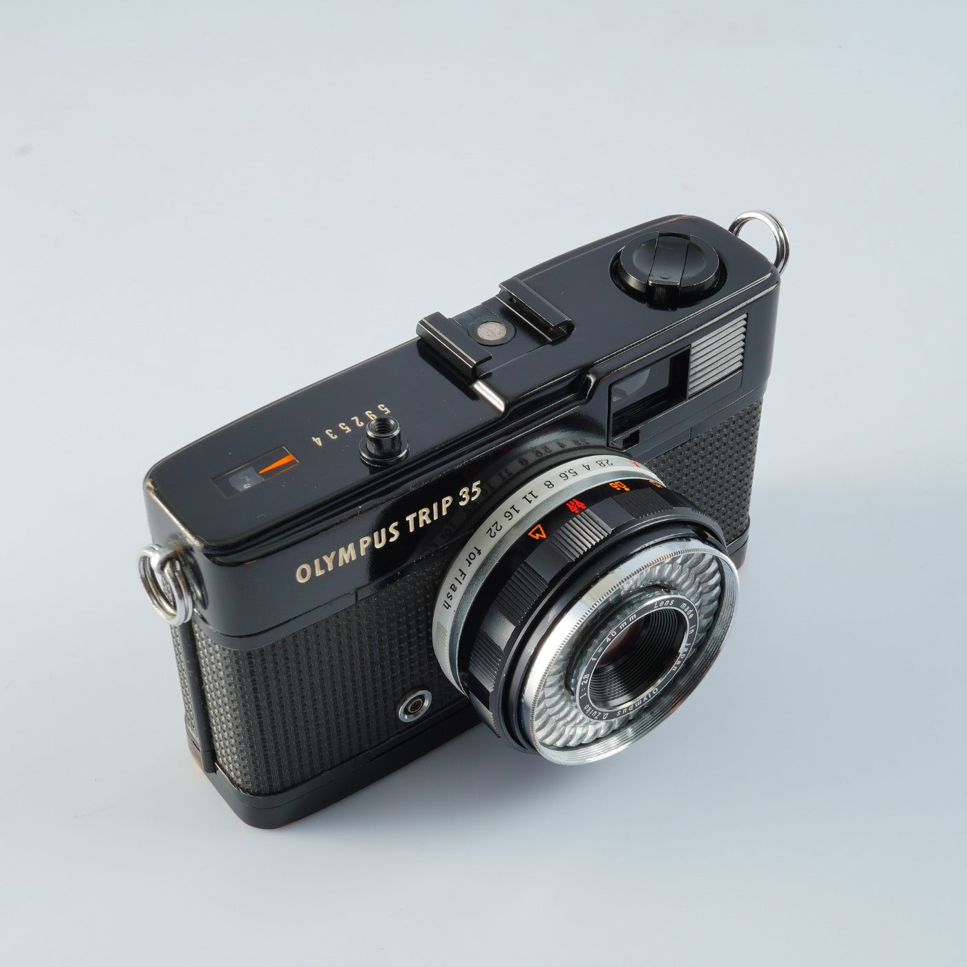 [Gewartet] OLYMPUS TRIP 35 40mm F/2.8 Schwarze Kompaktkamera