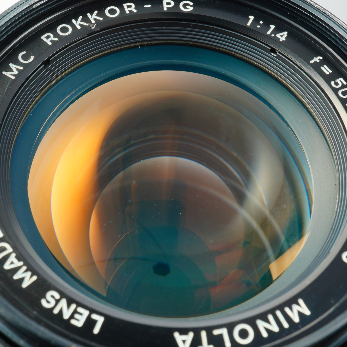 MINOLTA MC ROKKOR-PG 50mm F/1.4 単焦点レンズ