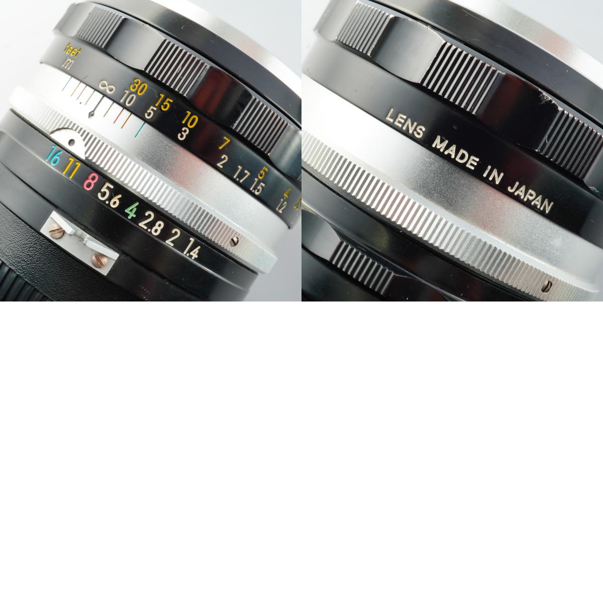 Nikon Nikkor S Auto 50mm F/1.4 非Ai 単焦点レンズ