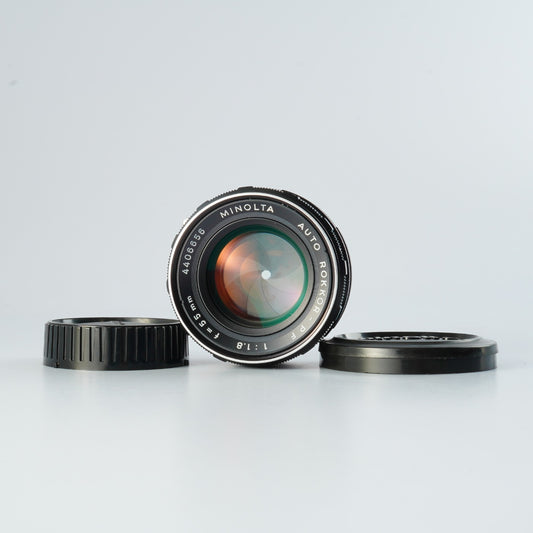MINOLTA Auto Rokkor-PF 55mm f/1.8 単焦点レンズ