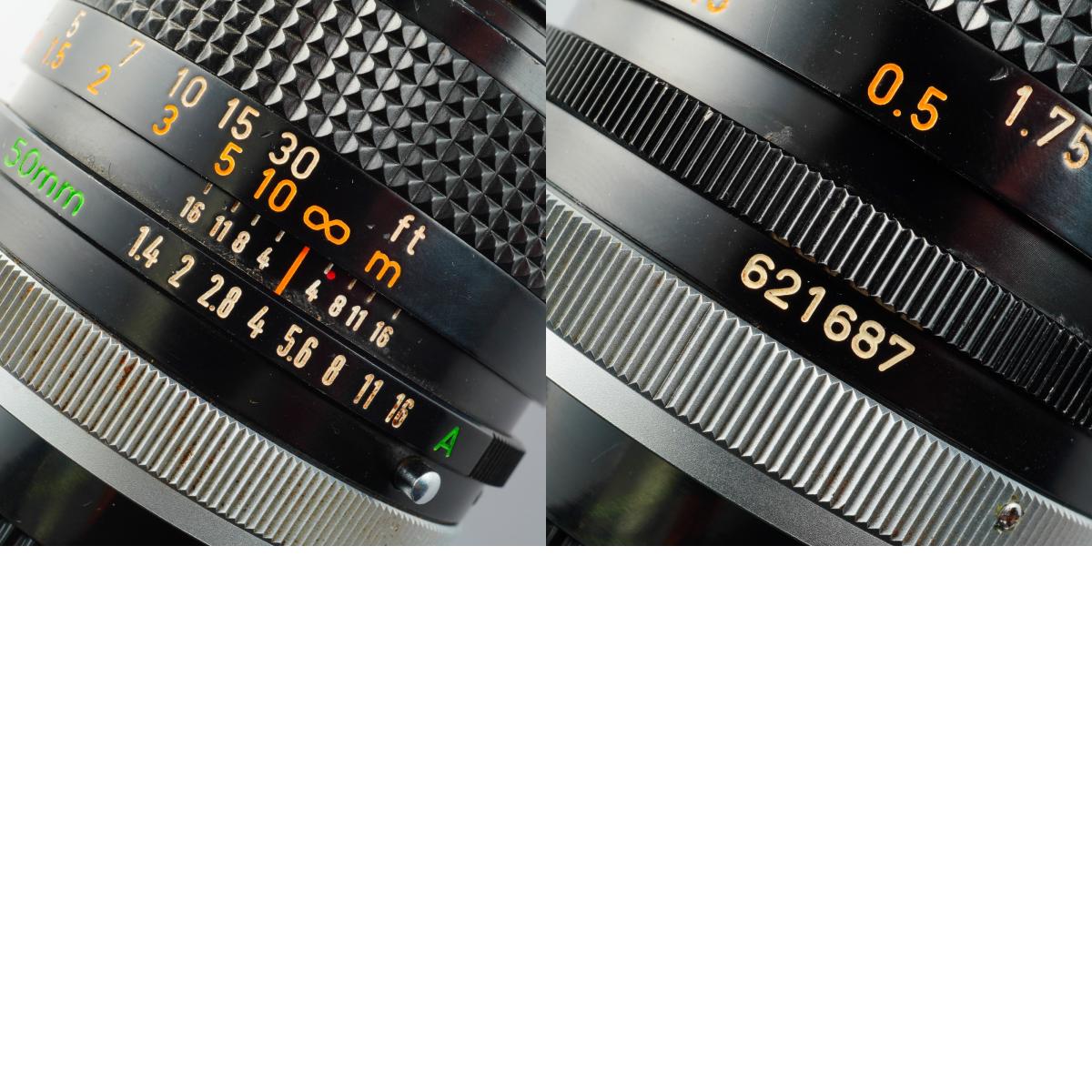 Canon FD 50mm F/1.4 S.S.C. A mark 単焦点レンズ